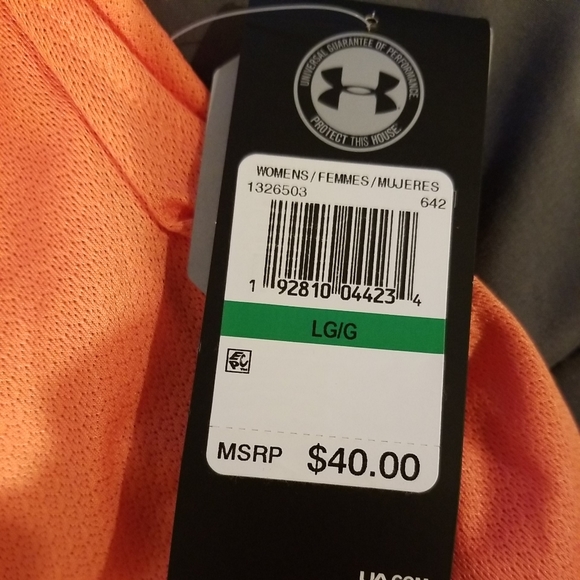 Under Armour Womens Large Tank Salmon - Picture 12 of 13